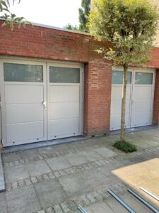 Berger Luxe-Line Openslaande Deuren Satin Plano met glaspaneel