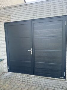 Berger Luxe-Line Openslaande Deuren Woodgrain Plano RAL 7016 mat fijnstructuur