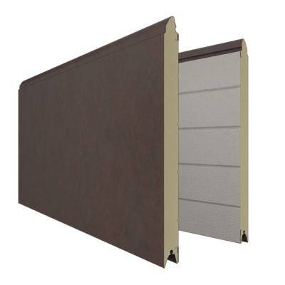 Berger Garagedeuren Design-Line Corten RAL 8025