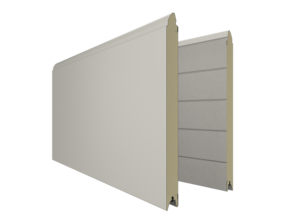 Berger Garagedeuren Satin Plano RAL 9016