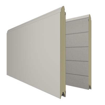 Berger Garagedeuren Satin Plano RAL 9016