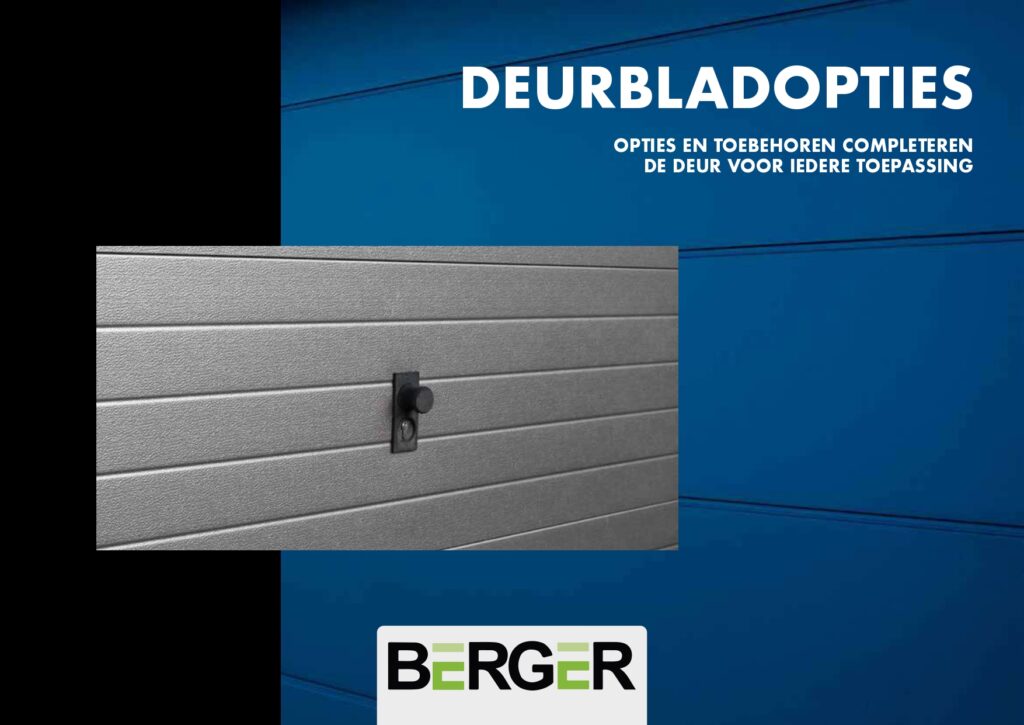 Berger Deurbladopties Garagedeuren