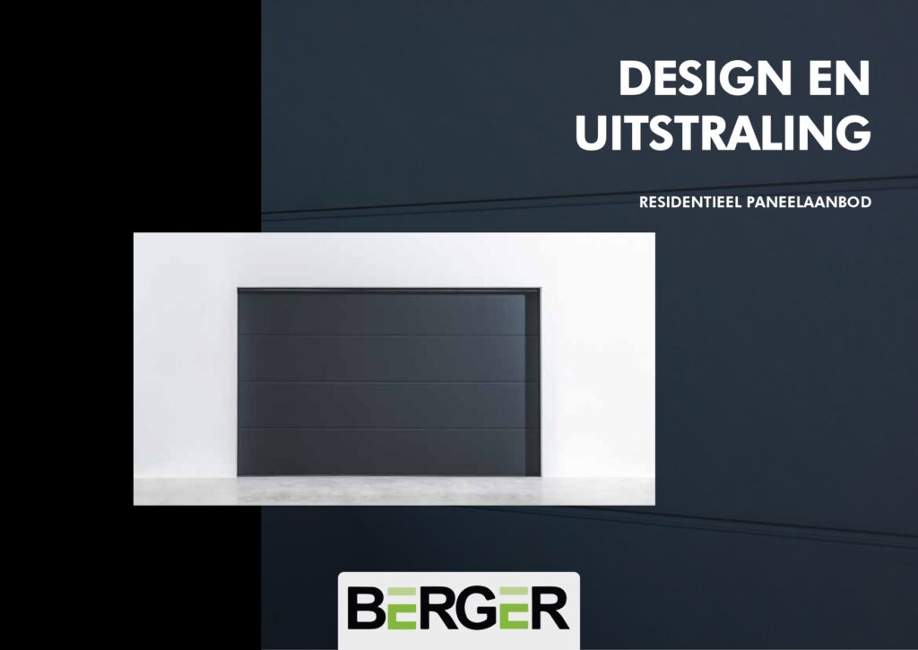 Berger Paneelaanbod garagedeuren