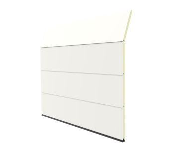 Berger Garagedeuren Satin Plano RAL 9016