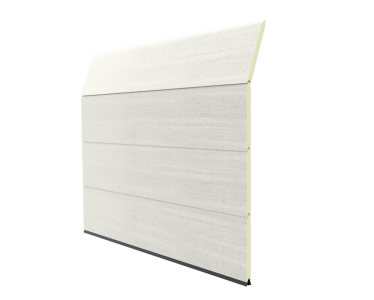 Berger Garagedeuren Woodgrain Plano RAL 9016