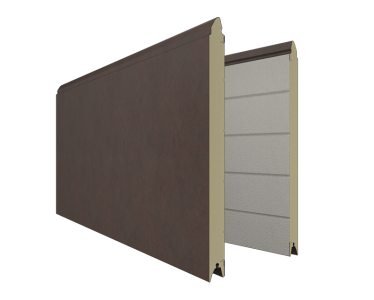 Berger Garagedeuren Design-Line Corten RAL 8025