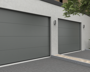 Berger Garagedeuren Design-Line Granite RAL 7043