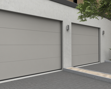 Berger Garagedeuren Design-Line Micro RAL 9007