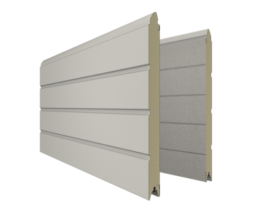 Berger Garagedeuren Satin Plancha RAL 9016